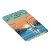 Lake Charlevoix Michigan Magnet (Rechte Seite)
