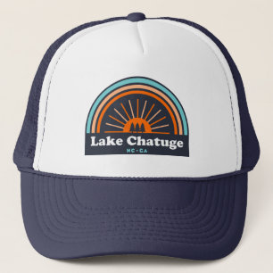 Lake Chatuge North Carolina Georgia Rainbow Truckerkappe