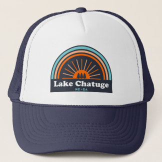 Lake Chatuge North Carolina Georgia Rainbow Truckerkappe