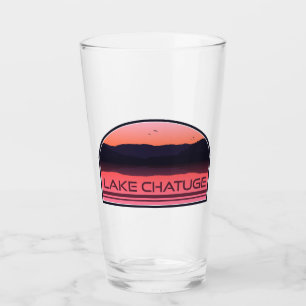 Lake Chatuge North Carolina Georgia Roter Sonnenau Glas