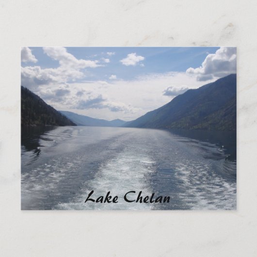 Lake Chelan Postkarte (Vorderseite)