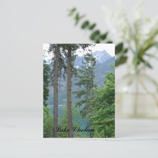 Lake Chelan Postkarte (Stehend Vorderseite)