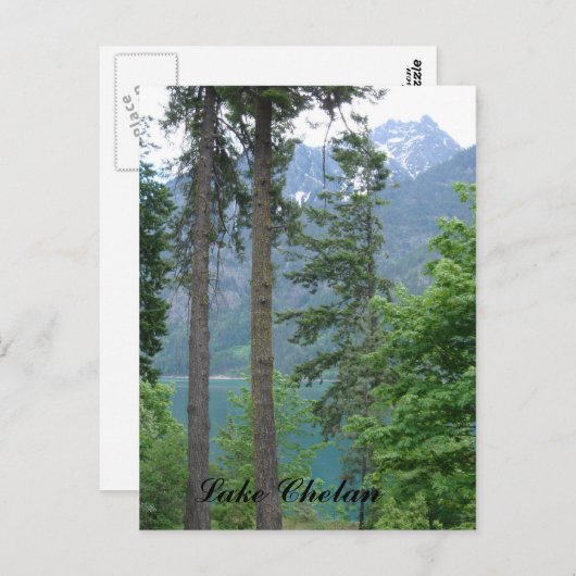 Lake Chelan Postkarte (Vorne/Hinten)