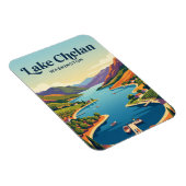Lake Chelan USA Magnet (Rechte Seite)