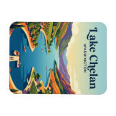Lake Chelan USA Magnet (Horizontal)
