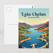 Lake Chelan USA Postkarte (Vorne/Hinten)