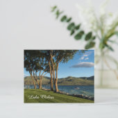Lake Chelan Washington Staat Boat & Trees Travel Postkarte (Stehend Vorderseite)