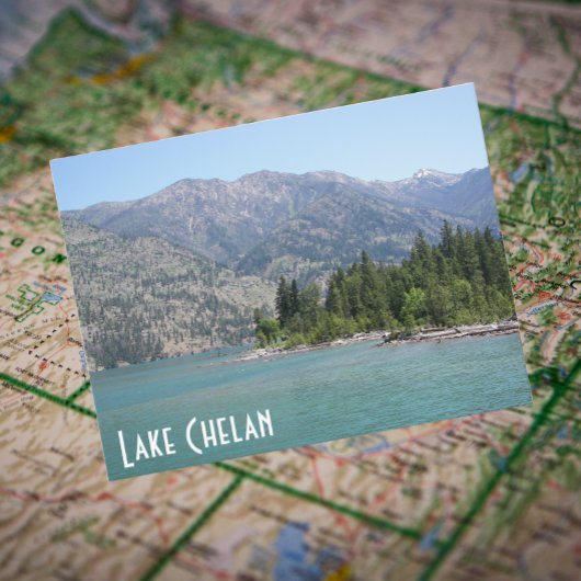 Lake Chelan, Washington Travel Foto Postkarte