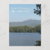 Lake Chocorua View New Hampshire White Mountains  Postkarte (Vorderseite)