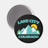 Lake City Colorado Magnet (Vorderseite/Rückseite)
