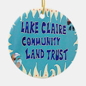 Lake Claire, Lake Claire Atlanta, Lake Claire Keramik Ornament (Vorne)