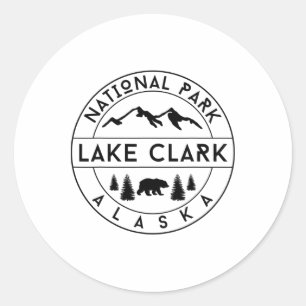 Lake Clark Nationalpark Alaska Natur Wandern Outdo Runder Aufkleber