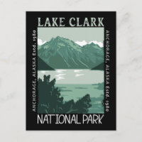 Lake Clark Nationalpark Alaska Vintag Not leidend