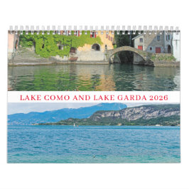 Lake Como and Lake Garda 2026 calendar Kalender