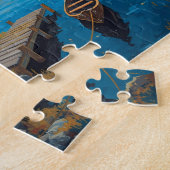 Lake Como Café Kopfsteinpflasterstraße Puzzle (Seite)