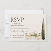 Lake Como Destination RSVP Karte (Vorderseite)