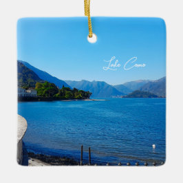 Lake Como Italy Landscape Mountains Keramikornament