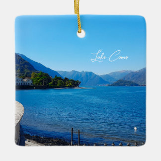 Lake Como Italy Landscape Mountains Keramikornament