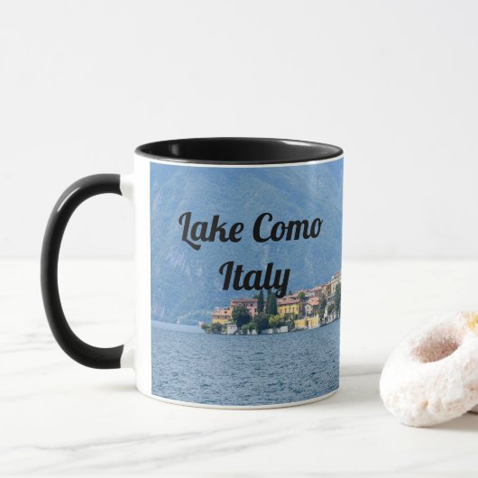 Lake Como, Italy Tasse (Mit Donut)