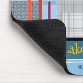 Lake Como Nachbarschaft Mousepad (Ecke)
