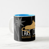 Lake Como Nachbarschaft Zweifarbige Tasse (Vorderseite Links)