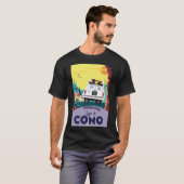 Lake Como Poster T-Shirt (Vorne ganz)