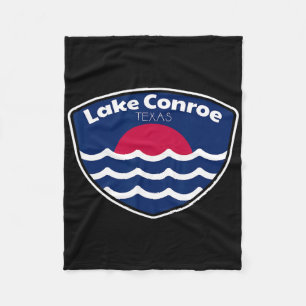Lake Conroe Texas Fischen Fleecedecke