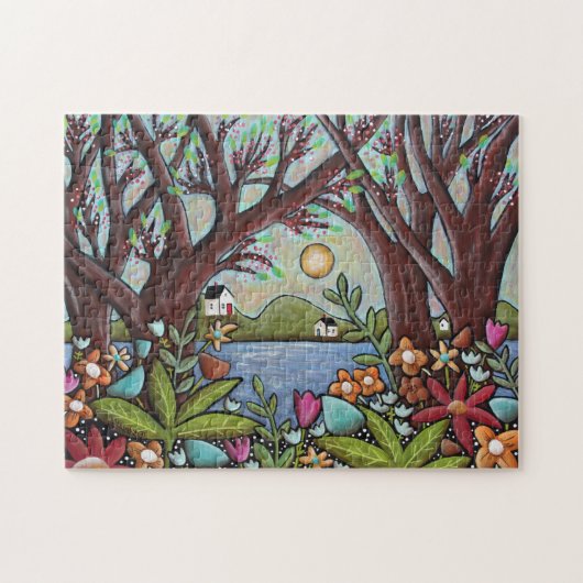 Lake Cottages by Karla Gerard Puzzle (Horizontal)