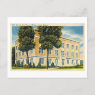Lake County Court House in Madison, South Dakota, Postkarte