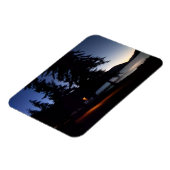 Lake Crescent Olympic Nationalpark Magnet (Linke Seite)