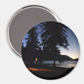 Lake Crescent Olympic Nationalpark Magnet (Vorderseite/Rückseite)