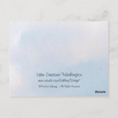 Lake Crescent Washington Postkarte (Rückseite)