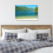 Lake Cushman Beach Leinwanddruck (Insitu (Schlafzimmer))