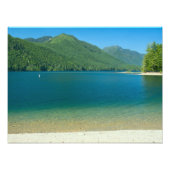Lake Cushman Summer Print Fotodruck (Vorne)