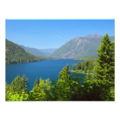 Lake Cushman Summer Print Fotodruck (Vorne)
