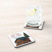 Lake Days, Cabin Nights Personlized Getränkeuntersetzer (Rechte Seite)