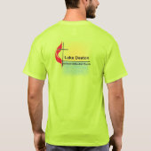 Lake Deaton Mens Pickleball T - Shirt (Rückseite)