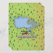 Lake Der Chantecoq, france Lake Map (Vorne/Hinten)