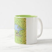 Lake Der Chantecoq, france Lake Map Zweifarbige Tasse (VorderseiteRechts)