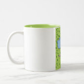 Lake Der Chantecoq, france Lake Map Zweifarbige Tasse (Links)