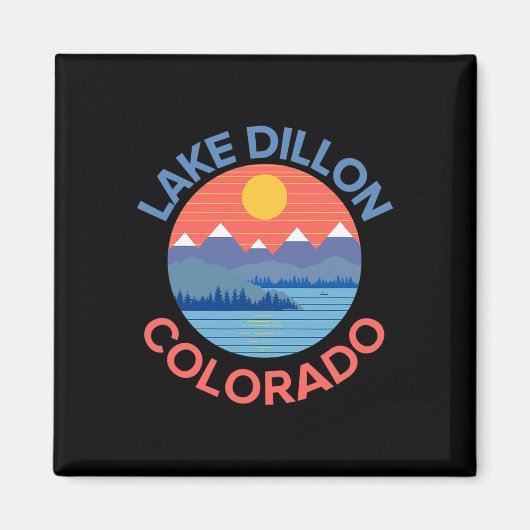 Lake Dillon Colorado Fishing Hiking Boating  Magnet (Vorne)