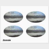 Lake Dillon Colorado landschaftliche Aufkleber (Blatt)