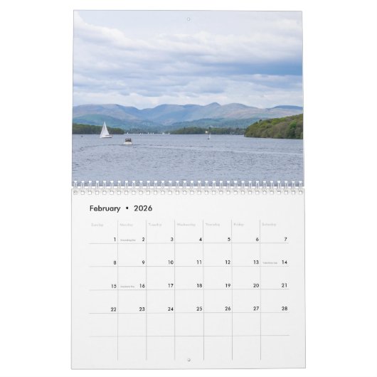 Lake District 2026 Kalender (Feb 2026)