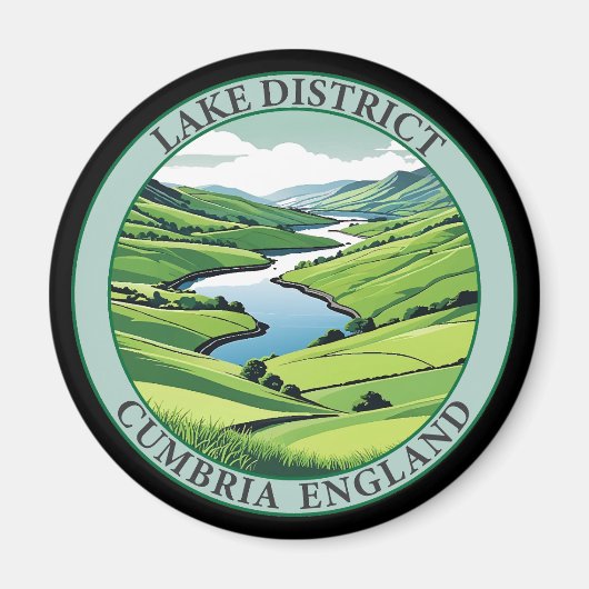 Lake District Cumbria England Magnet (Vorne)