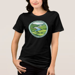 Lake District Cumbria England Tri-Blend Shirt