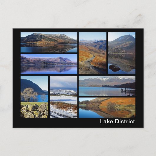 Lake District - Multi-Image 3 Postkarte (Vorderseite)