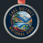 Lake District National Park England geplagt Ornament Aus Metall<br><div class="desc">Lake District National Park Vektorgrafik Design. Es ist der größte der dreizehn Nationalparks in England und Wales.</div>