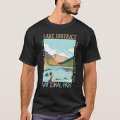Lake District National Park England geplagt T-Shirt (Vorderseite)