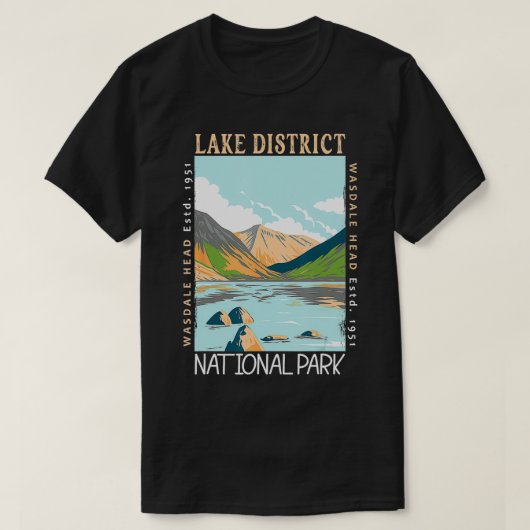 Lake District National Park England Not Vin T-Shirt (Design vorne)