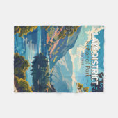 Lake District National Park England Reisen Fleecedecke (Vorderseite (Horizontal))